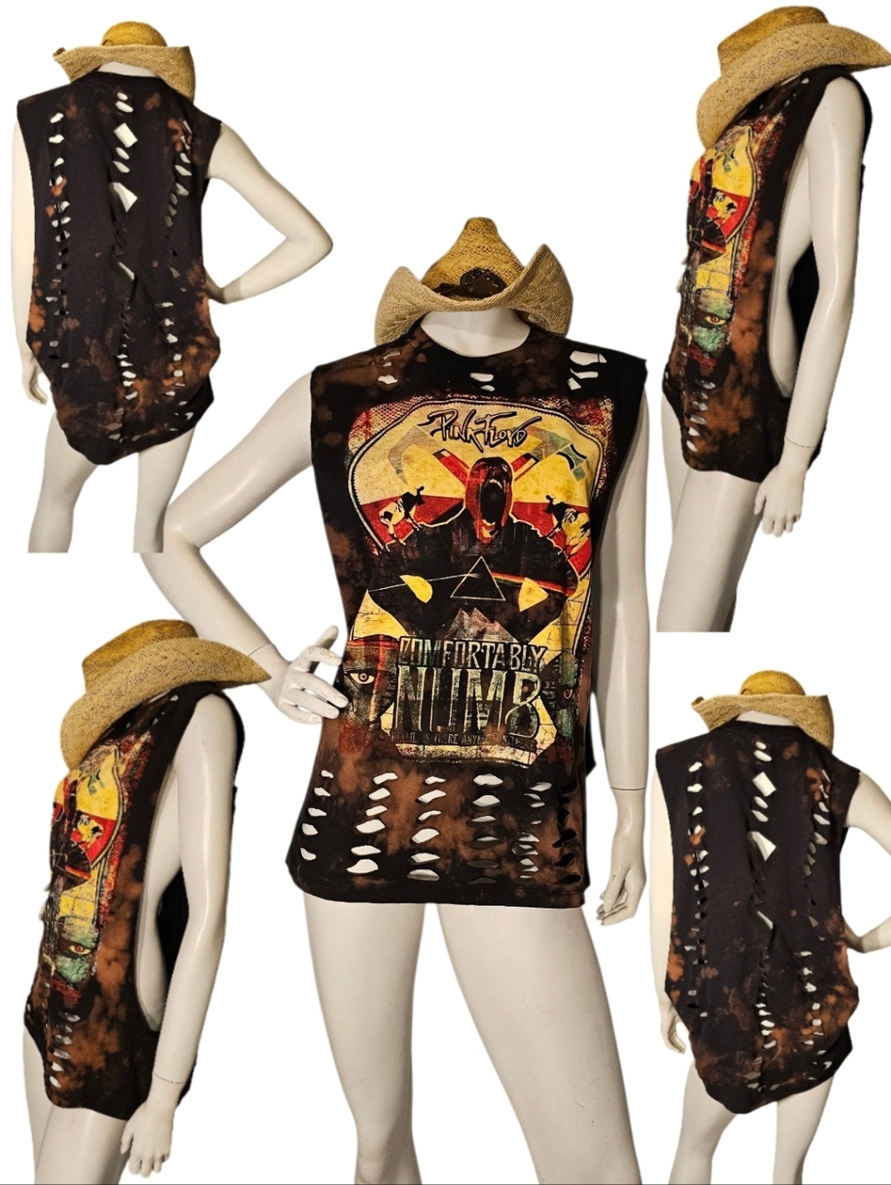 Sleeveless Upcycled Creation Made By Michikokoko